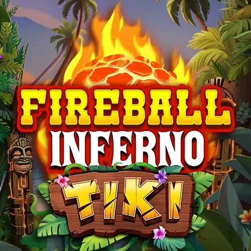 Fireball Inferno Tiki slot icon by NetEnt, available at Slotsdj Casino