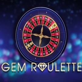 Gem Roulette slot visual from iSoftBet available on slotsdjs.com.pl