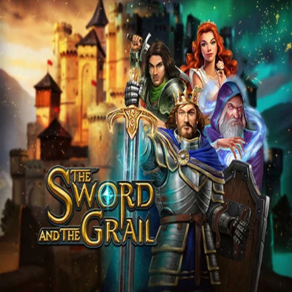 The Sword and the Grail casino game by Play'n GO – featured logo at Slotsdj Casino